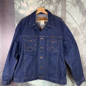 Wrangler Denim Jacket XL new condition Blue Denim